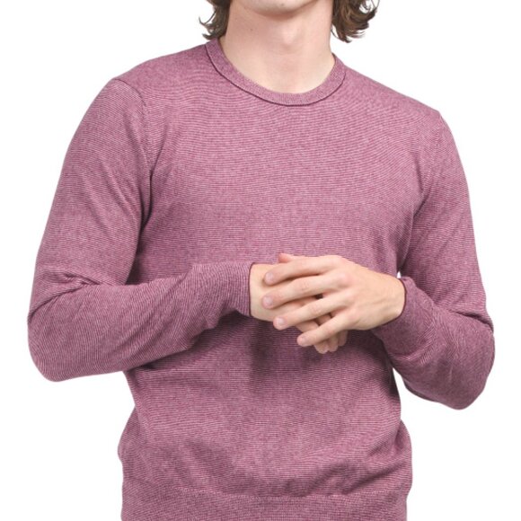 NEW BONOBOS Cotton And Cashmere Blend Crew Neck Sweater for men 362mn - Picture 2 of 4